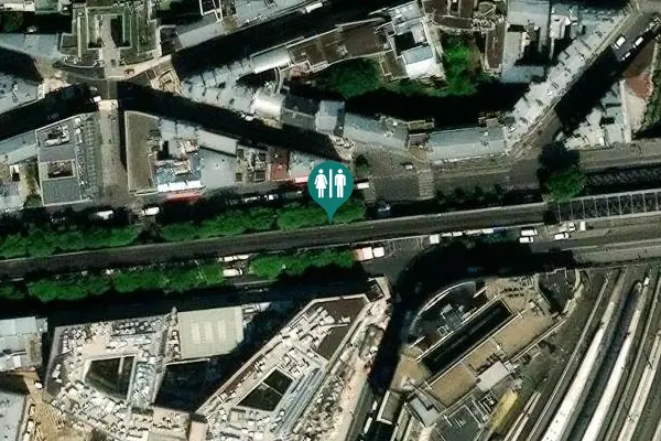 Satellite view of Paris Toilet