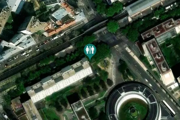 Satellite view of Boulevard Vincent Auriol 153 Toilet