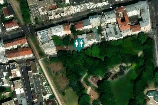 Satellite view of Rue du Volga 64 Toilet