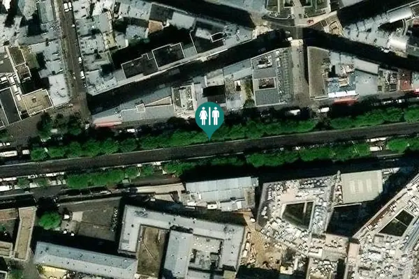 Satellite view of Paris Toilet