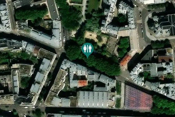 Satellite view of Rue Polonceau 17 Toilet