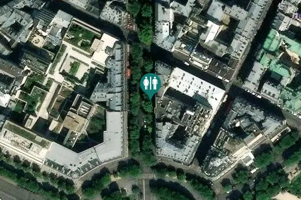 Satellite view of Paris Toilet