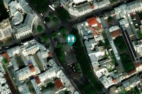 Satellite view of Place Jean Ferrat Toilet
