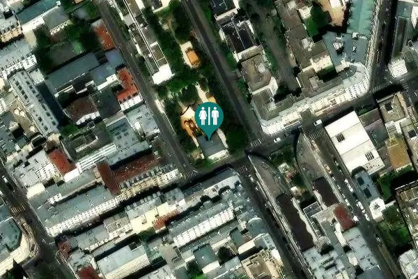 Satellite view of Rue de l'Orillon 19bis Toilet