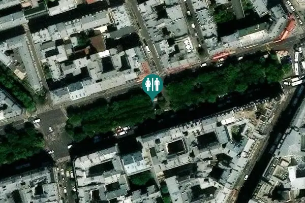 Satellite view of Boulevard des Batignolles Toilet