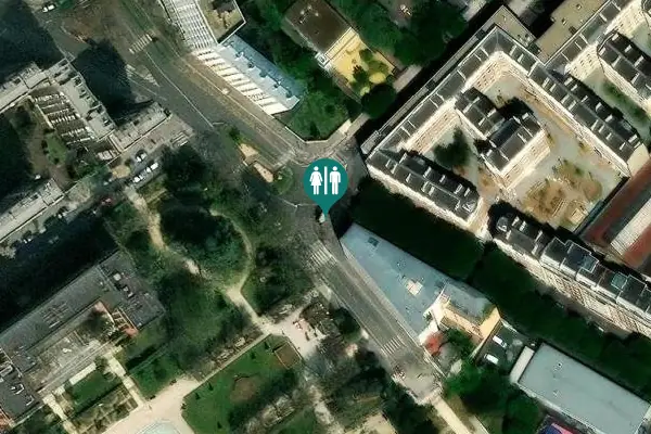 Satellite view of Avenue Edison Toilet