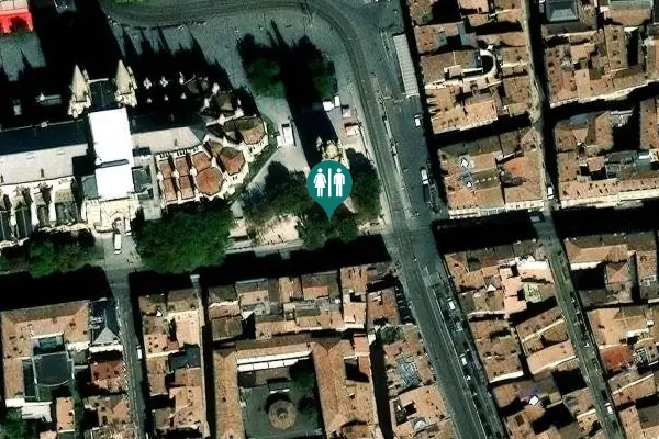Satellite view of Place Pey Berland 24 Toilet