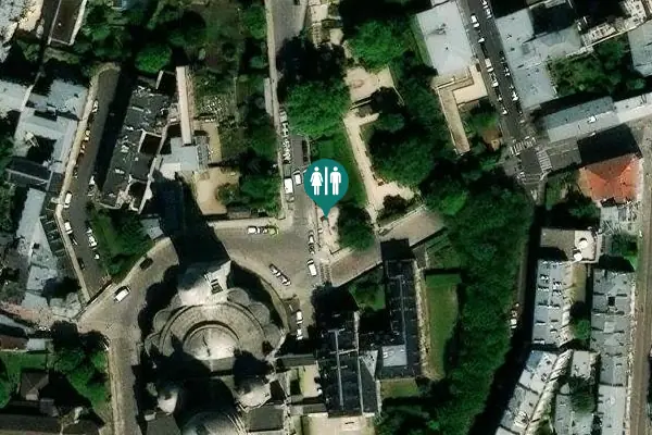 Satellite view of Rue de la Bonne Toilet