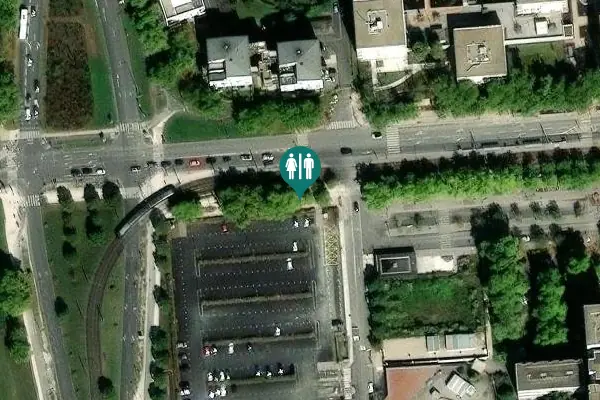 Satellite view of Promenade Max Linder Toilet