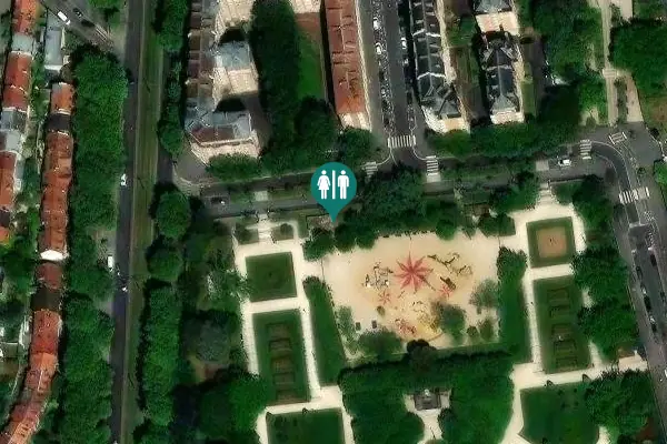 Satellite view of Rue Dulaure 3 Toilet