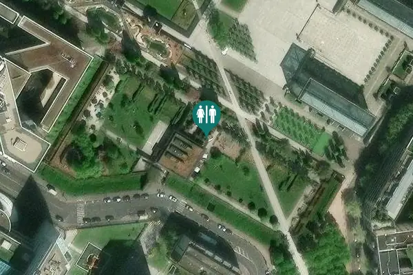 Satellite view of Allée des Enfants et Victimes de la Prise d'Otages de Djibouti-Loyada de Février 1976 Toilet