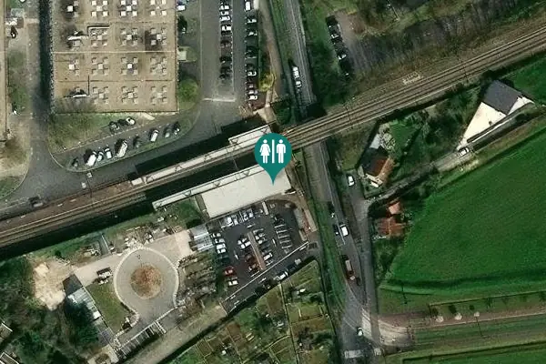 Satellite view of Rue des Vosges Toilet