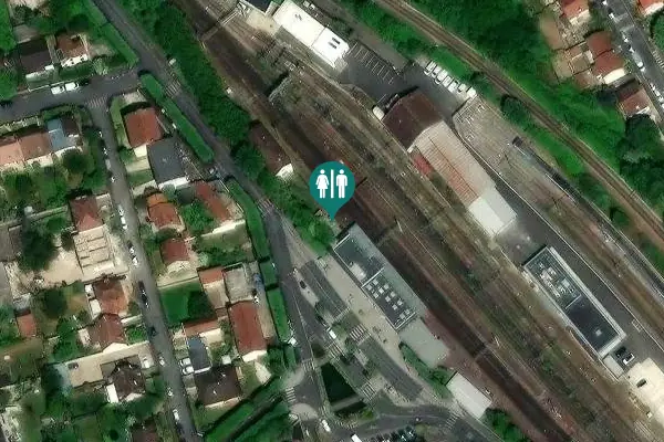 Satellite view of Place du 8 Mai 1945 Toilet