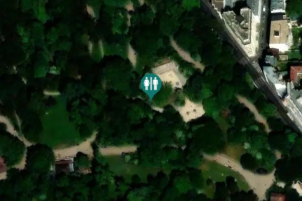 Satellite view of Avenue des Alouettes Toilet