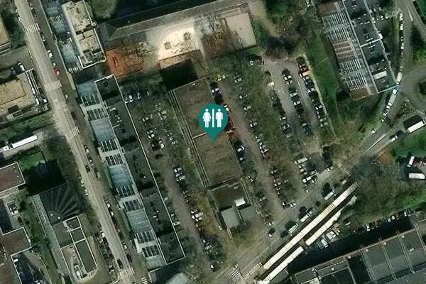 Satellite view of Avenue du Noyer Lambert 10 Toilet