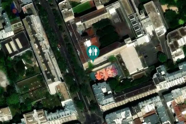 Satellite view of Avenue Philippe Auguste 72 Toilet