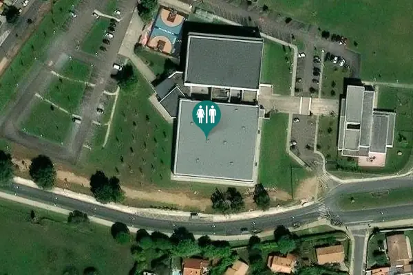 Satellite view of Chemin de Leysotte 132 Toilet