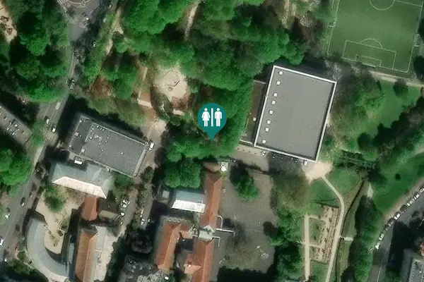 Satellite view of Avenue du Parc Toilet