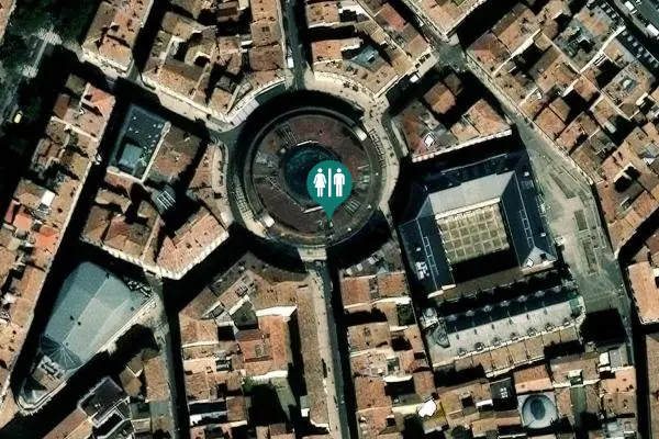 Satellite view of Place des Grands Hommes 14 Toilet
