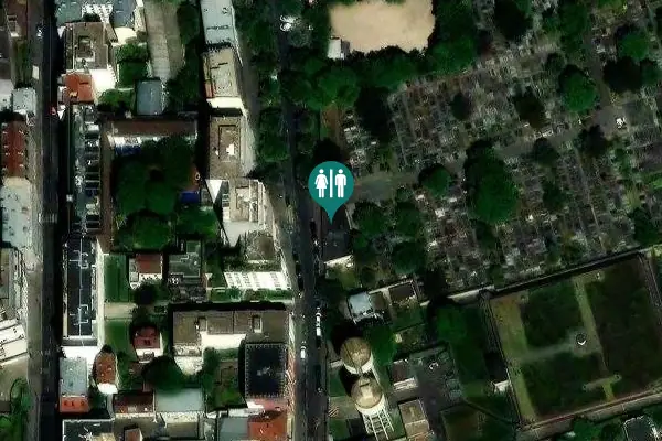 Satellite view of Rue du Télégraphe 40 Toilet