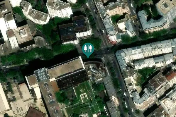 Satellite view of Rue de Tolbiac 93 Toilet