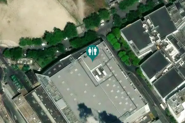 Satellite view of Rue Bruneseau 14 Toilet