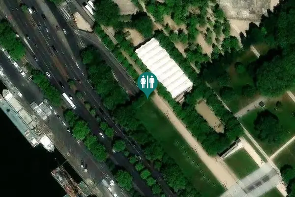 Satellite view of Quai de Bercy 208 Toilet