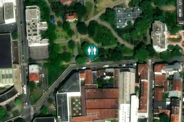 Satellite view of Rue des Grilles Toilet