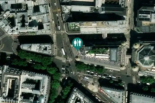 Satellite view of Rue du Havre 2 Toilet