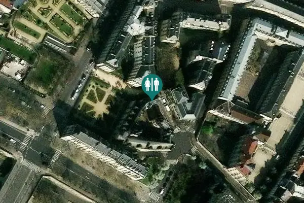 Satellite view of Rue du Figuier 5 Toilet