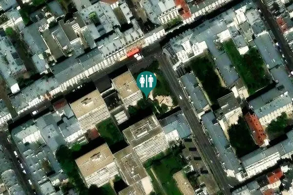 Satellite view of Rue de la Roquette 90 Toilet