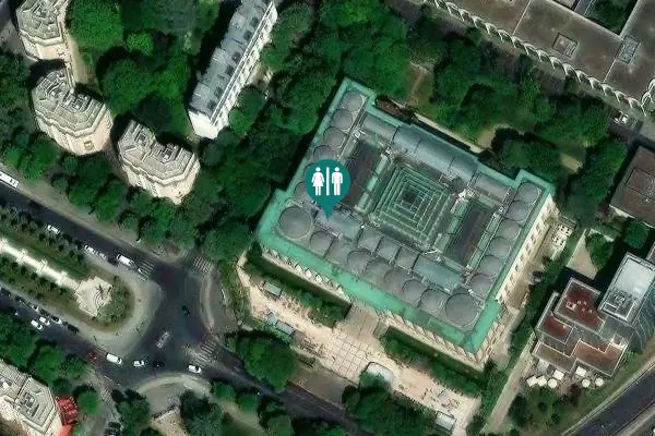 Satellite view of Avenue Daumesnil 293 Toilet