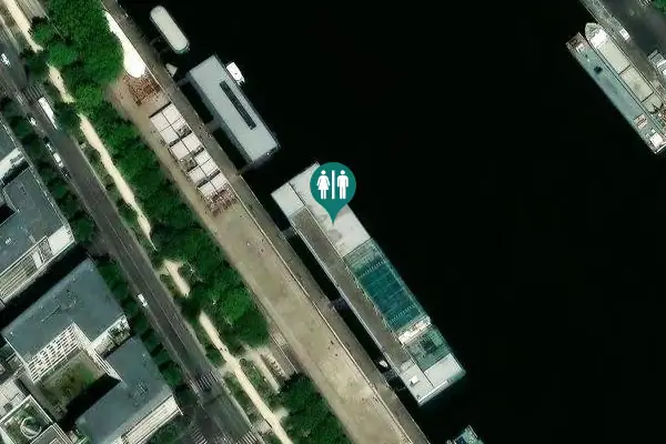 Satellite view of Port de la Gare 9 Toilet