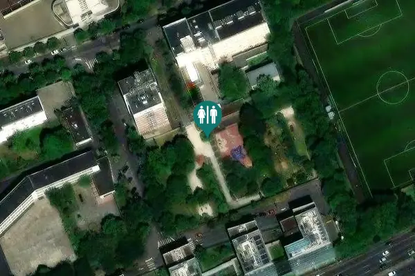 Satellite view of Square Boutroux Toilet