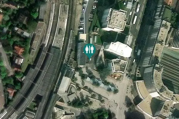 Satellite view of Place de la Gare Toilet