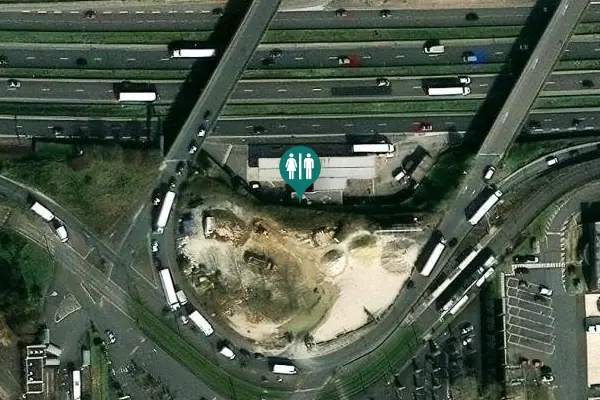 Satellite view of N 186b Toilet