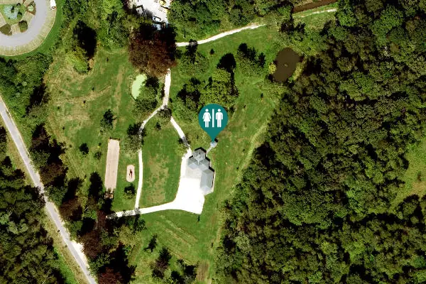 Satellite view of Ligne 39 Toilet