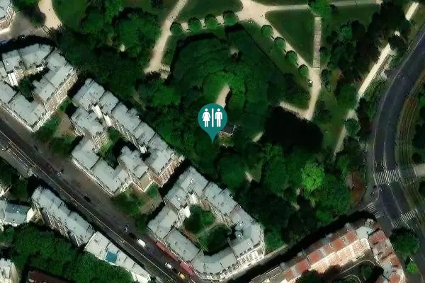 Satellite view of Allée Michel Serrault Toilet