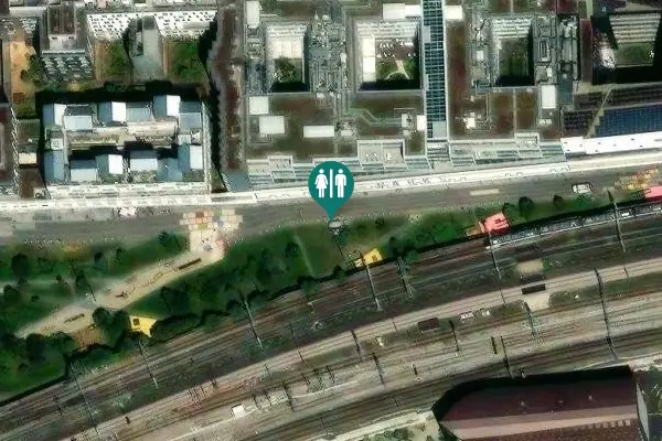 Satellite view of Rue Cesária Évora 36 Toilet