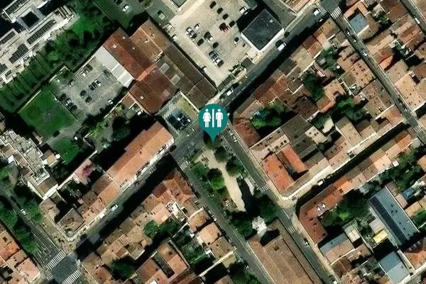 Satellite view of Place Saint-Martial 21 Toilet