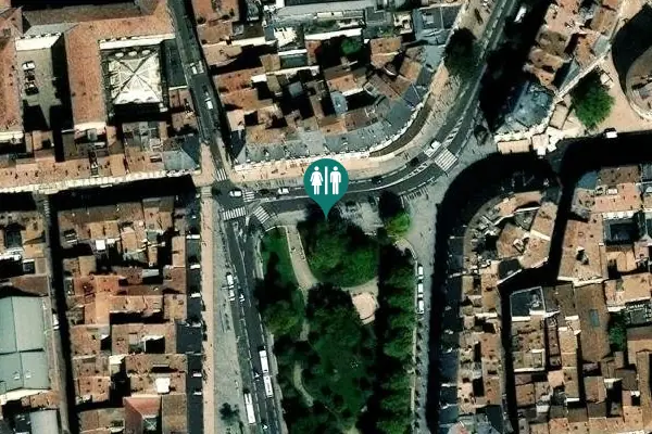 Satellite view of Place Gambetta 7 Toilet