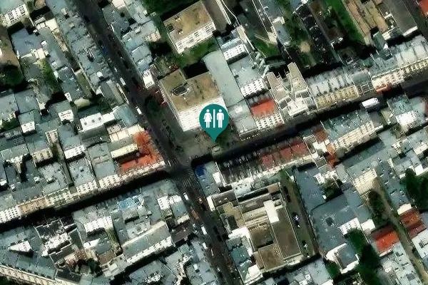 Satellite view of Rue Oberkampf 94 Toilet