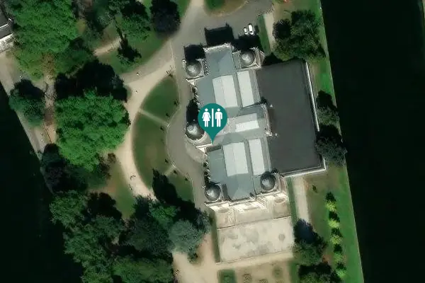 Satellite view of Parc de la Boverie 3 Toilet
