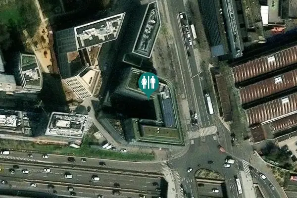Satellite view of Avenue de la Porte d'Italie 18 Toilet
