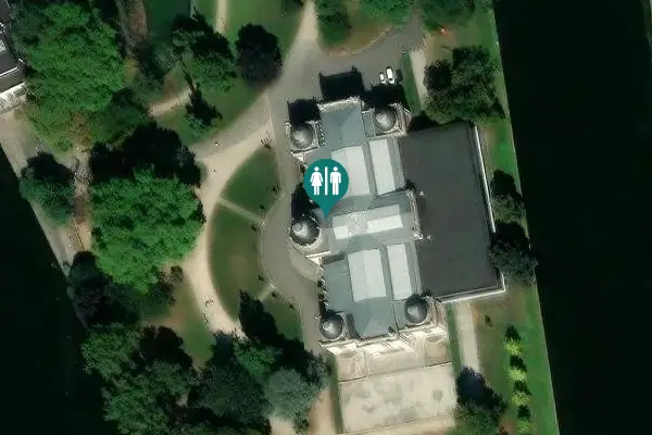 Satellite view of Parc de la Boverie 3 Toilet