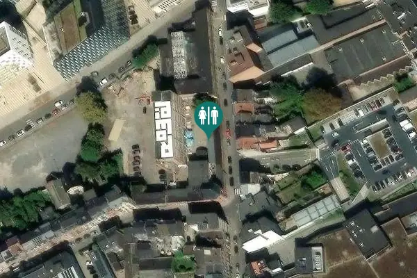 Satellite view of Rue Albert de Cuyck 2 Toilet