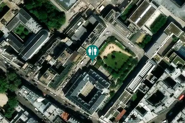 Satellite view of Rue Laure Diebold 30 Toilet