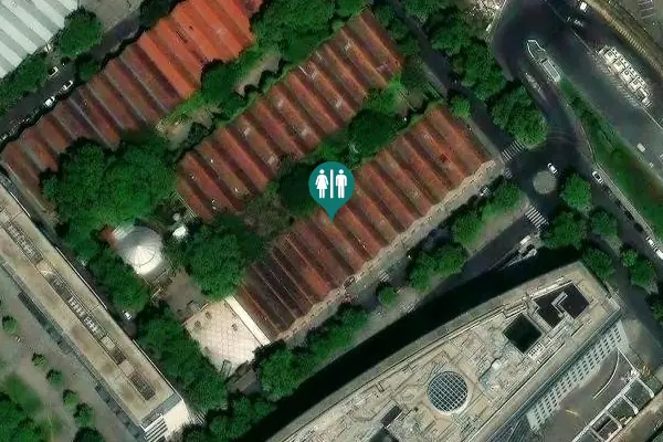 Satellite view of Passage Dubuffet Toilet