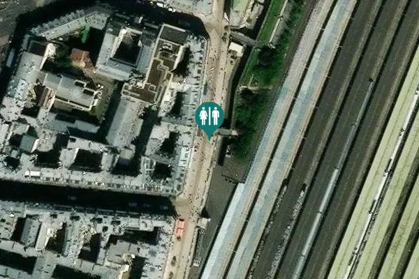 Satellite view of Rue d'Alsace 40 Toilet