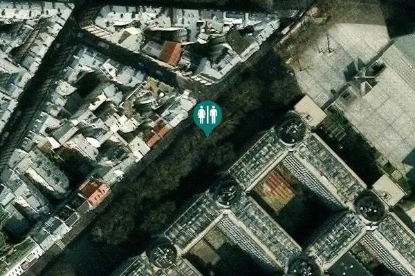 Satellite view of Rue des Fossés Saint-Bernard 14 Toilet